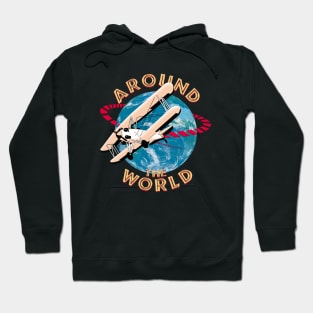 Flying Around the world Hoodie